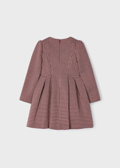 Vestido punto jacquard MAYORAL Ref. 13/4916/54 Rojo