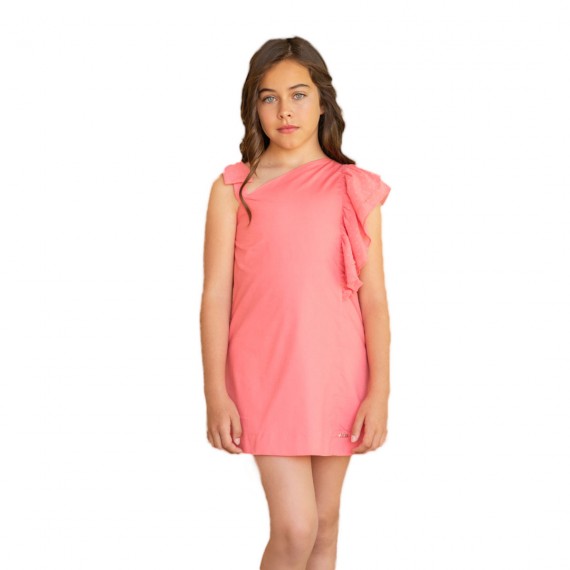 Vestido Asimetrico  Sku SC 239  Color Coral
