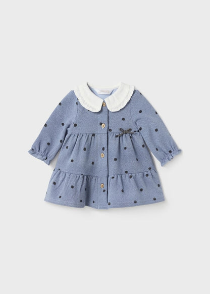 Vestido estampado Better Cotton recién nacido  Ref. 13-02879-088 Jean Print