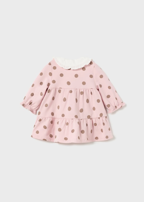 Vestido estampado Better Cotton recién nacido  Ref. 13-02879-087 Rosa Baby
