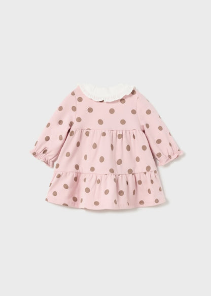 Vestido estampado Better Cotton recién nacido  Ref. 13-02879-087 Rosa Baby