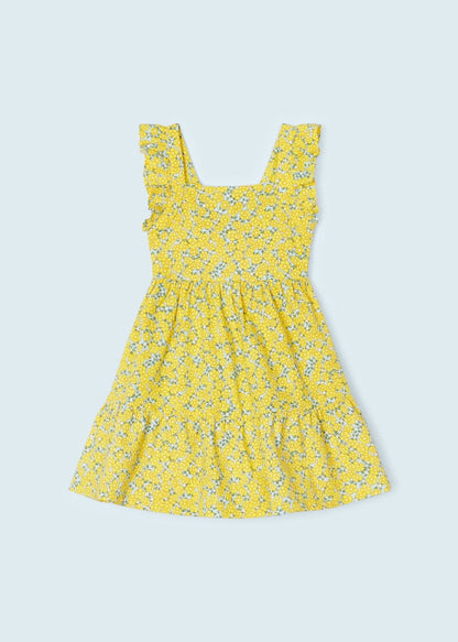 Vestido estampado con detalle trasero de algodón para niña Art. 23-03942-050 Mimosa