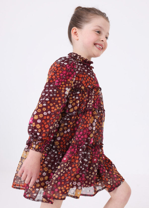 Vestido gasa estampada MAYORAL Ref. 13/4920/85 Mora