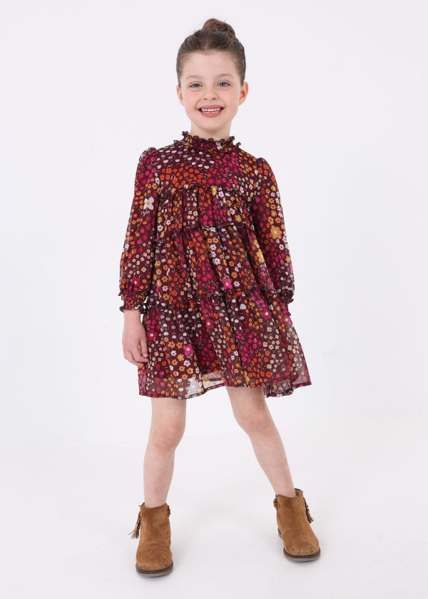 Vestido gasa estampada MAYORAL Ref. 13/4920/85 Mora