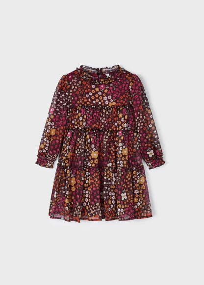 Vestido gasa estampada MAYORAL Ref. 13/4920/85 Mora