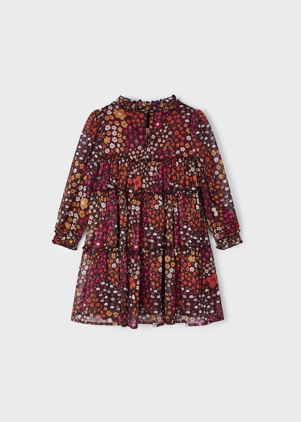 Vestido gasa estampada MAYORAL Ref. 13/4920/85 Mora