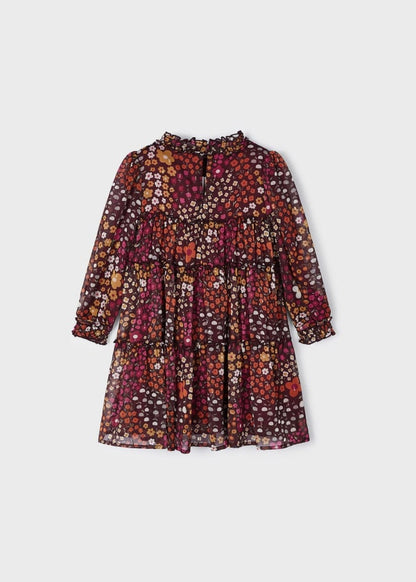 Vestido gasa estampada MAYORAL Ref. 13/4920/85 Mora