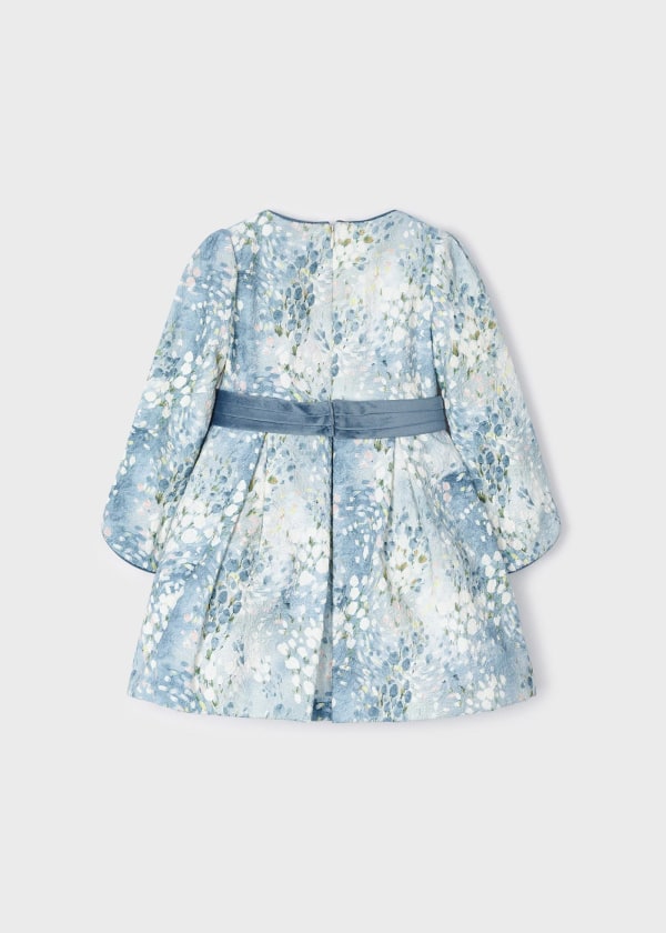 Vestido jacquard estampado MAYORAL Ref. 13/4913/65 Bluebell