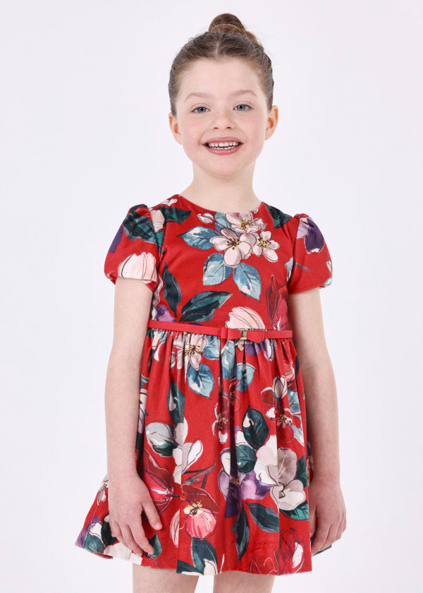 Vestido estampado MAYORAL Ref. 13/4914/39 Rojo