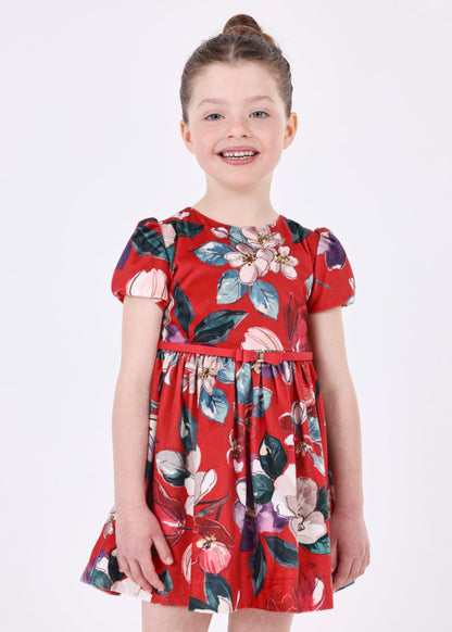 Vestido estampado MAYORAL Ref. 13/4914/39 Rojo