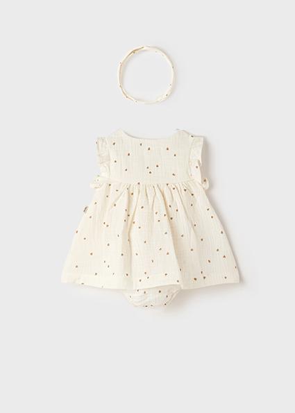 Vestido Mayoral Ref-1850-72 Vainilla