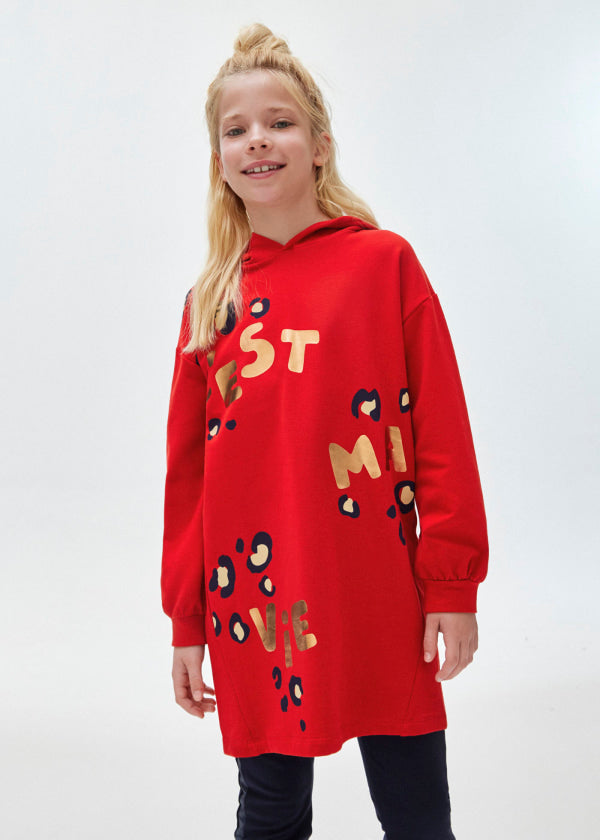 Vestido felpa MAYORAL Ref. 13/7962/58 Rojo