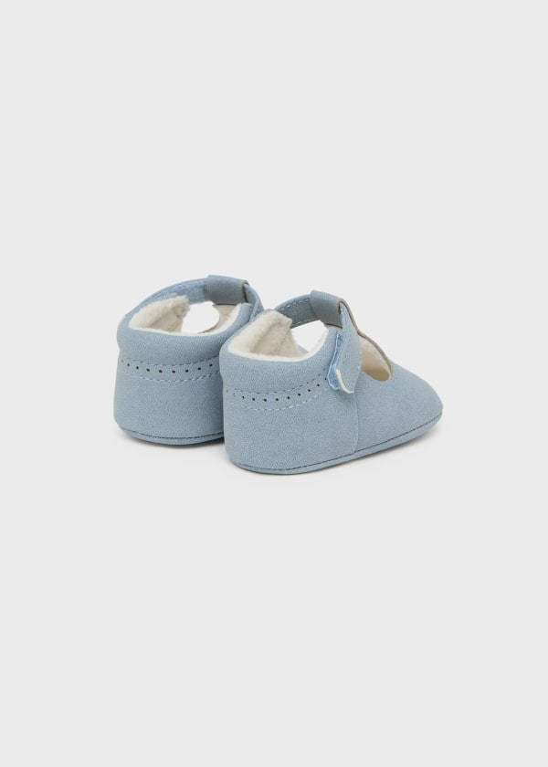 Zapato pepito recién nacido MAYORAL Ref. 13-09691-043 Nieve