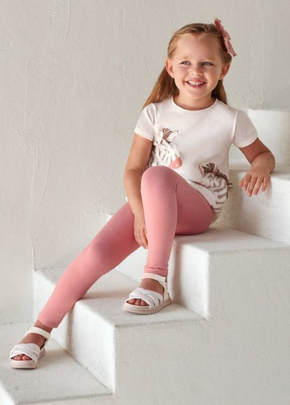 Conjunto De 2 Piezas Leggins Y Blusa  Sku 3756 Color 24 Colorete