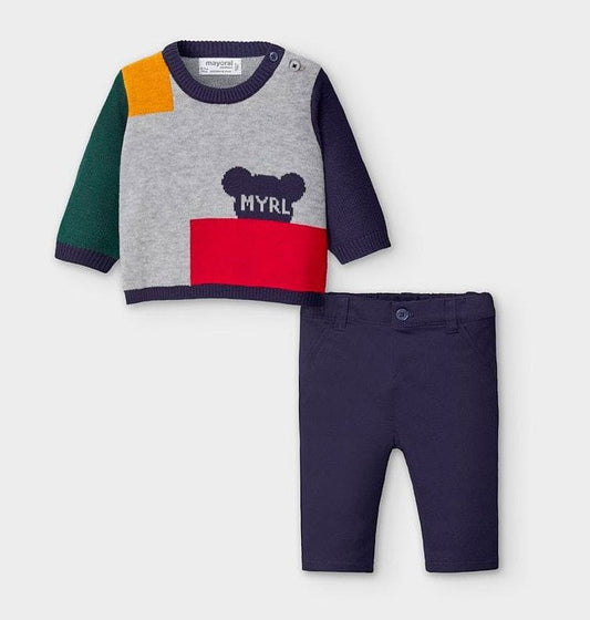 Conjunto pantalón largo y jersey para bebé niño MAYORAL Ref. 10/2570/10 Monaco
