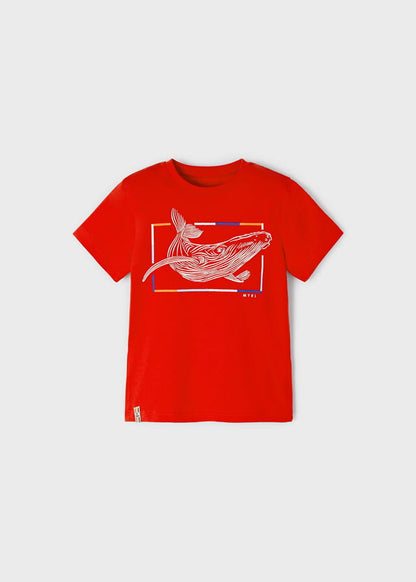 Mayoral Camiseta con gráficos para niño SKU- 3010-Rojo