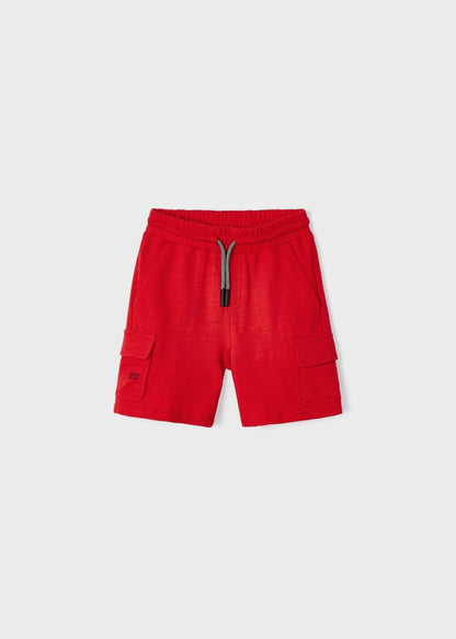 Pantalón corto con algodón para niño ROJO SKU 3222