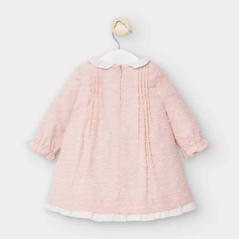 Vestido Manga Larga Niña Mayoral SKU-2849 Blush Vig