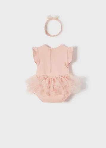 Vestido Tutu y Tiara para bebé MAYORAL Conj. 2 Pz Ref. 22/1703/62 Nude