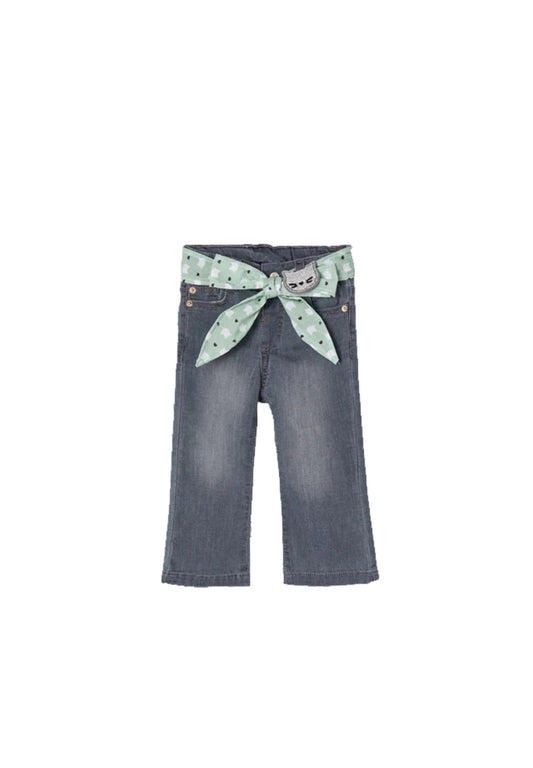 Pantalon largo tejano Modelo 2542 Gris