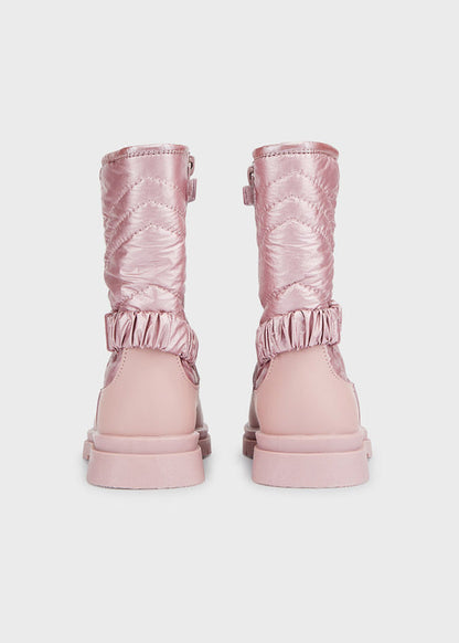 Bota ECOFRIENDS detalle acolchado chica Rosa SKU-48315