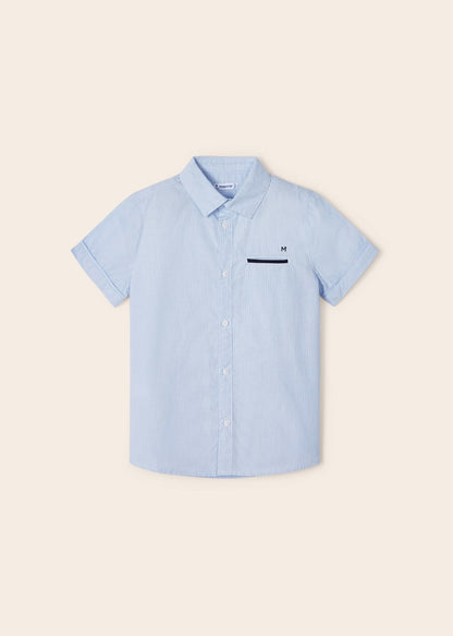 Camisa de manga corta con algodón sostenible para niño CIELO SKU 3159