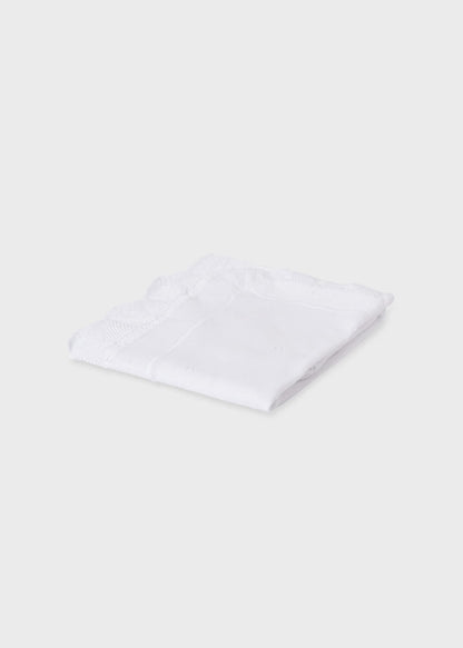 Cobija con holán para bebé MAYORAL Ref. 23/9240/60 Blanco