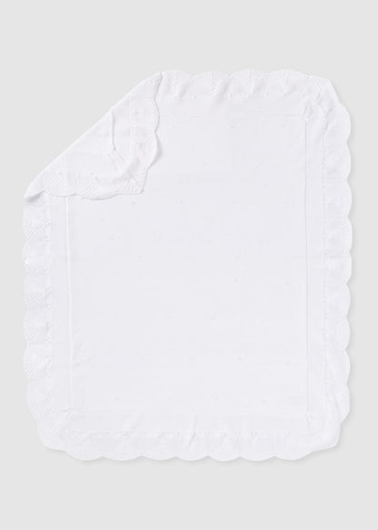 Cobija con holán para bebé MAYORAL Ref. 23/9240/60 Blanco