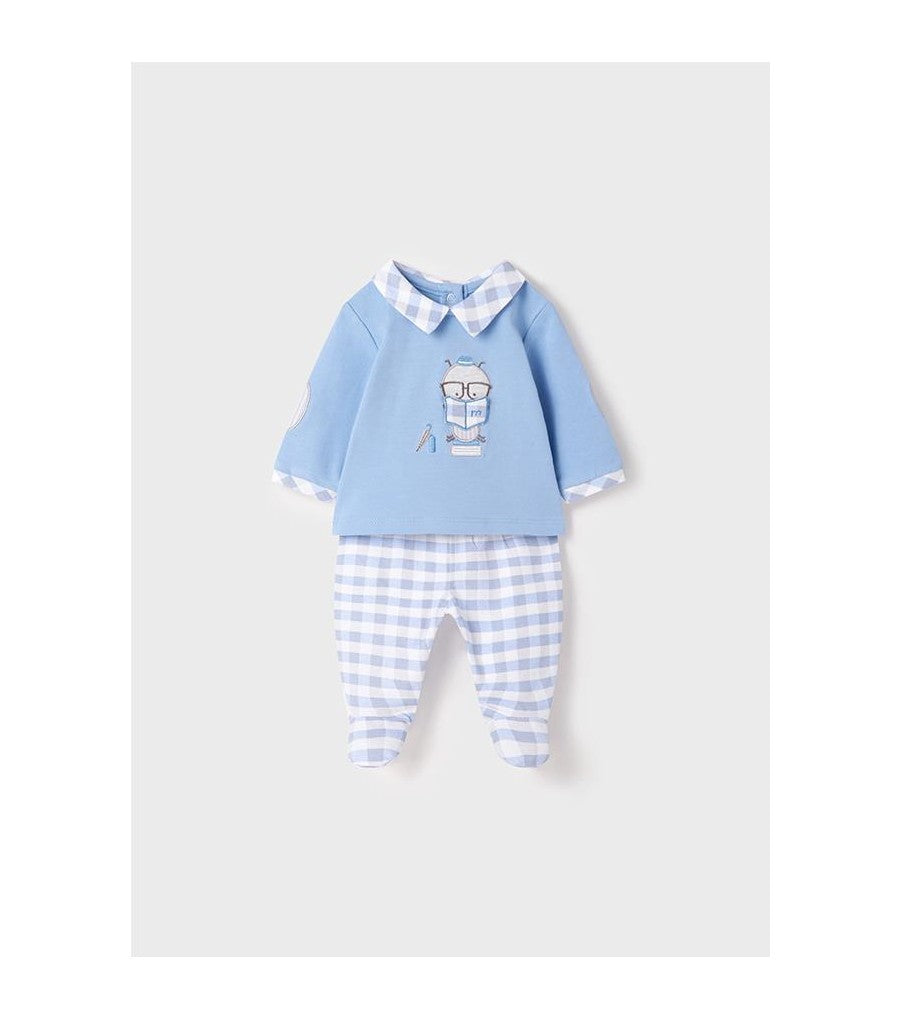 Conjunto Polaina para recien nacido niño MAYORAL Ref. 22/1594/70 Dream Blue