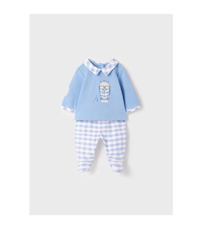 Conjunto Polaina para recien nacido niño MAYORAL Ref. 22/1594/70 Dream Blue