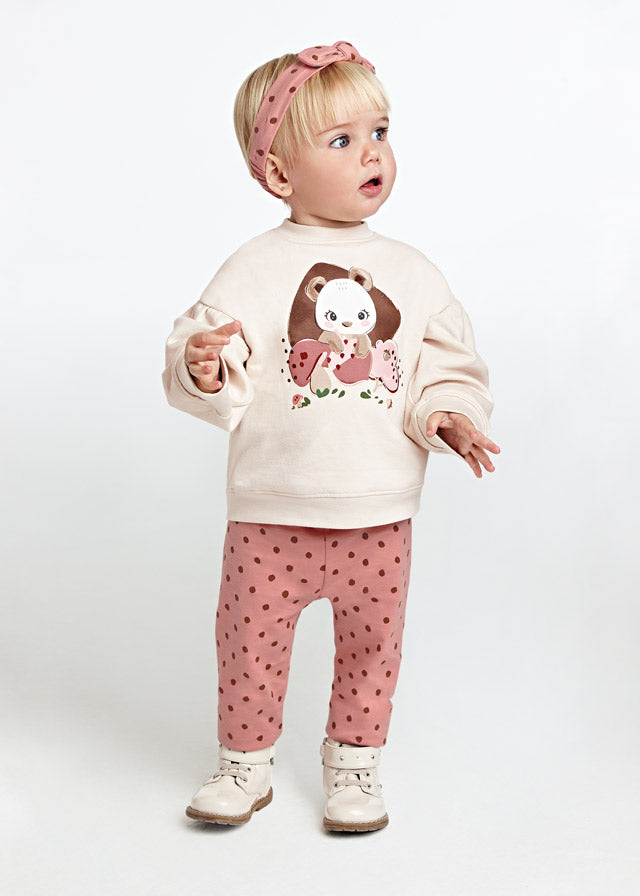 Conjunto leggings con sudadera para bebé ECOFRIENDS Garbanzo SKU-2725