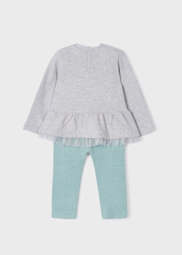 Conjunto leggings de tricotosa para bebé Lago SKU-2724