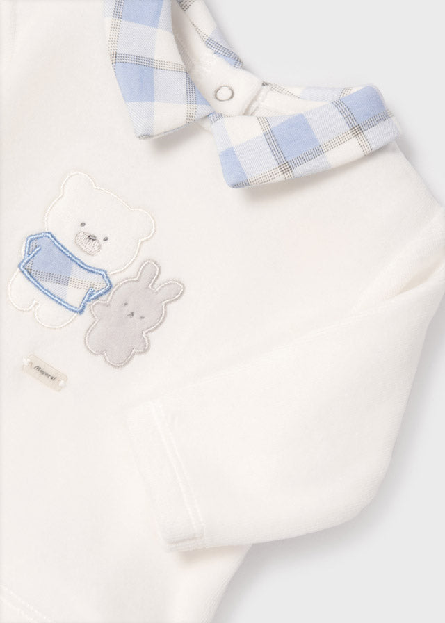 Conjunto pantalón cálido para recién nacido MAYORAL ECOFRIENDS Art. 12/2511/50 Blue Ice