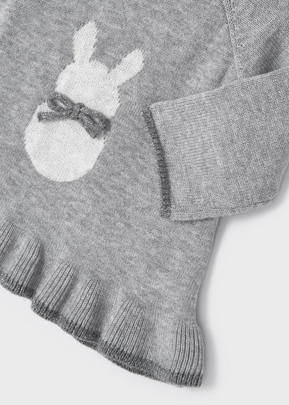 Conjunto pantalón de tricot con gorro recién nacido MAYORAL ECOFRIENDS Ref. 12/2505/39 Fog Vig
