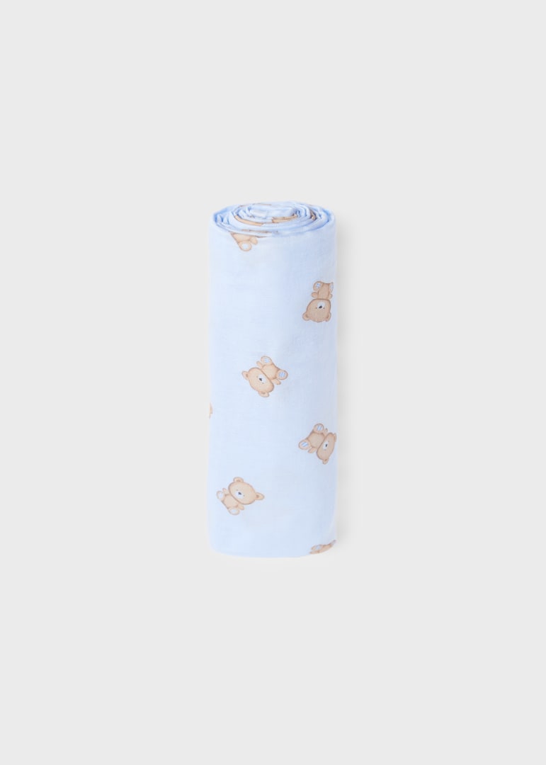 Gasa estampada para bebé Art. 30-19258-019 Cielo