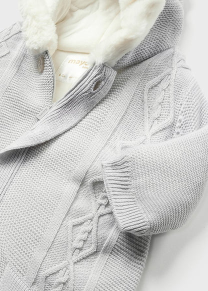 Mameluco de tricot para recién nacido MAYORAL Ref. 12/2623/75 Luna vig