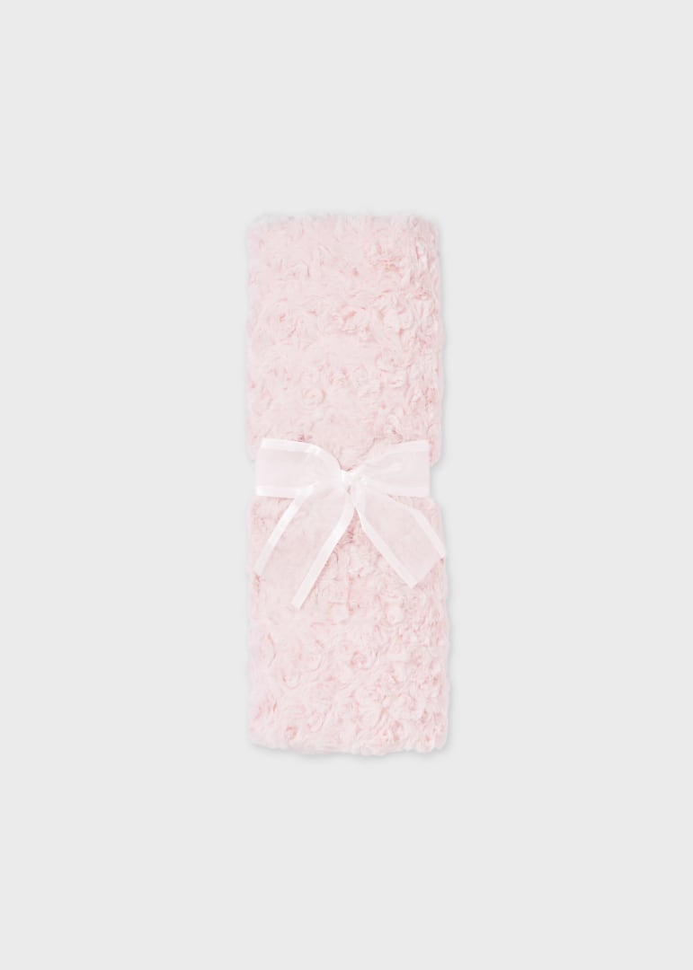 Manta pelo rosetones bebé Art. 30-19033-078 Rosa baby