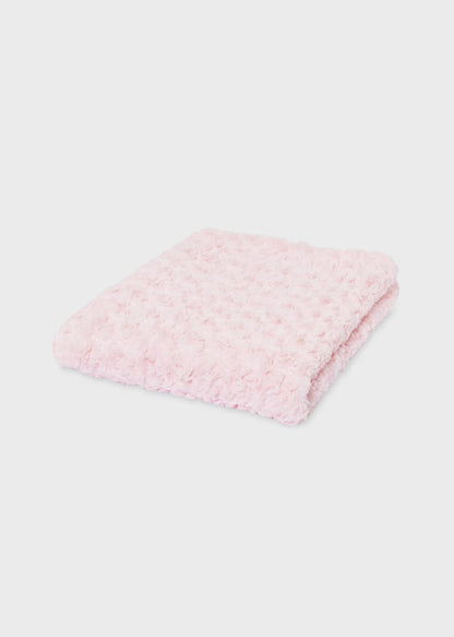 Manta pelo rosetones bebé Art. 30-19033-078 Rosa baby