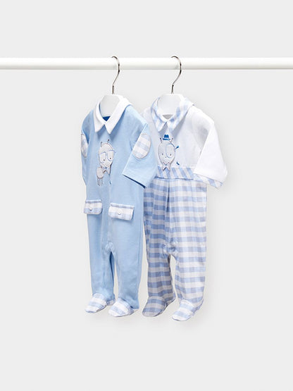 Set 2 Pijamas para recien nacido MAYORAL Ref. 22/1633/42 Dream Blue