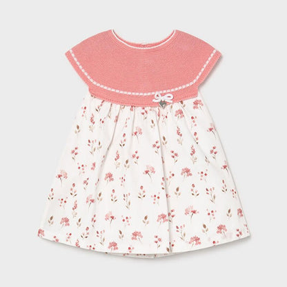 Vestido tricot de algodón sostenible para recién nacido MAYORAL Ref. 23/1805/86 Smoothie