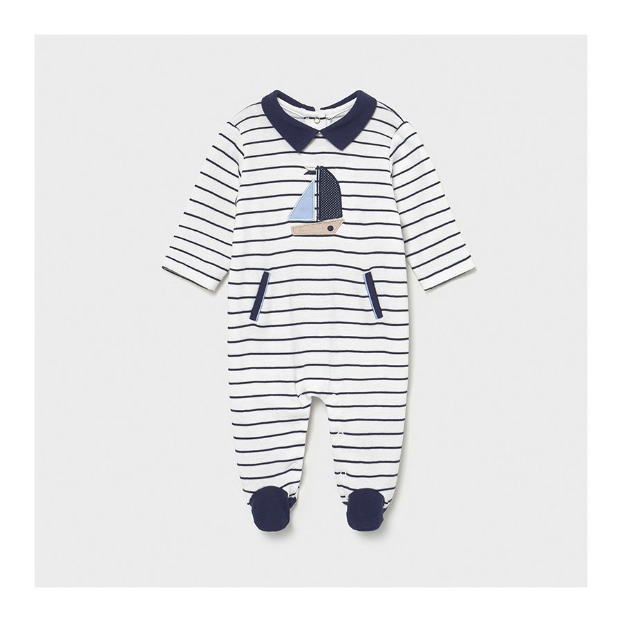 Mameluco o Pijama para bebé niño MAYORAL Ref. 21/1628/80 Navy