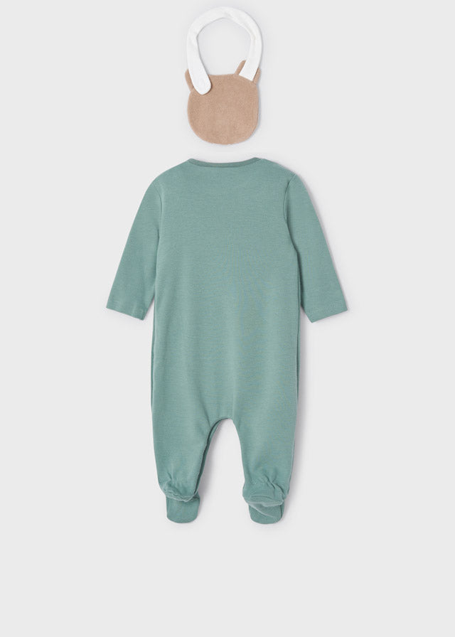 Pack 2 pijamas con babero para recién nacido ECOFRIENDS Mineral SKU-2628