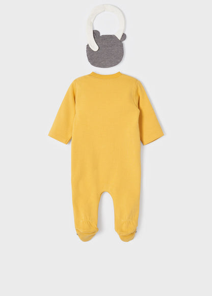 Pack 2 pijamas con babero para recién nacido ECOFRIENDS Art. 12-02628-093