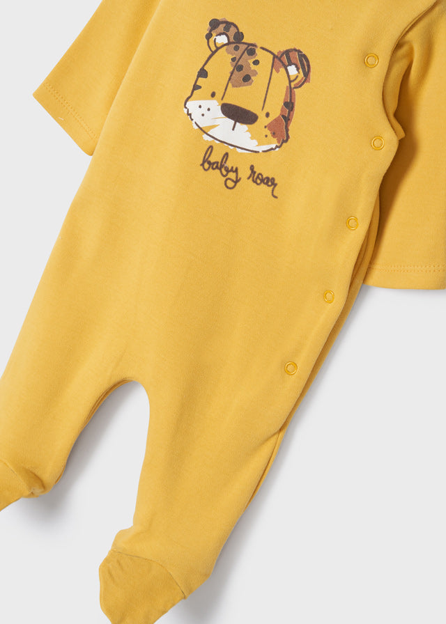 Pack 2 pijamas con babero para recién nacido ECOFRIENDS Art. 12-02628-093