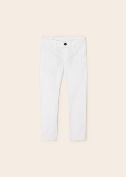 Pantalón chino de algodón para niño Art. 23-00512-034 Crudo