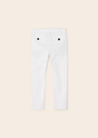 Pantalón chino de algodón para niño Art. 23-00512-034 Crudo