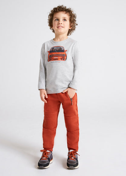 Pantalón de pants con rodilleras reforzadas para niño MAYORAL Ref 4586 –   Moda Infantil