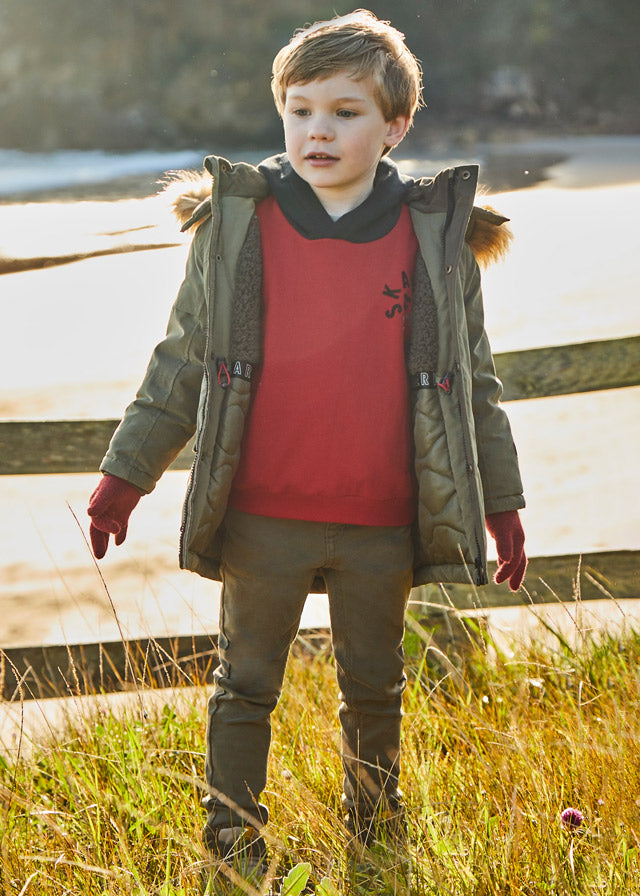 Pantalón slim fit para niño SKU-4591 Color 21  Pino