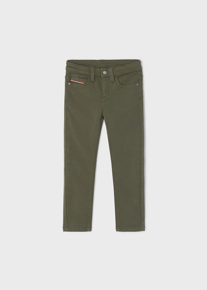 Pantalón slim fit para niño SKU-4591 Color 21  Pino