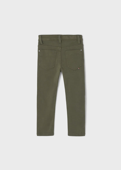 Pantalón slim fit para niño SKU-4591 Color 21  Pino